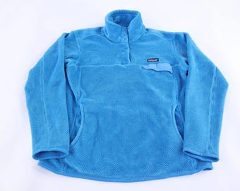 Women's Patagonia Logo Patch Blue Pullover