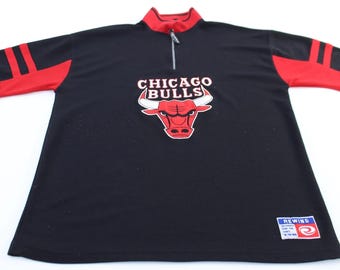 Vintage Chicago Bulls Embroidered Basketball Jersey