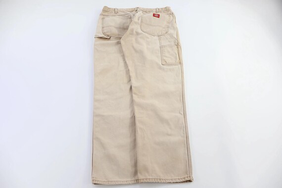 Dickies Logo Patch Tan Pants - image 1