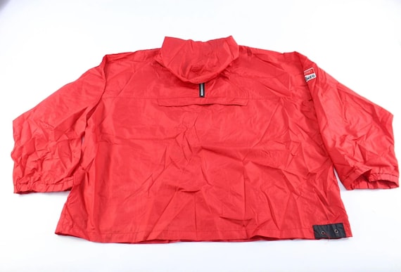 Marlboro Logo Patch Red Pullover Jacket - image 1