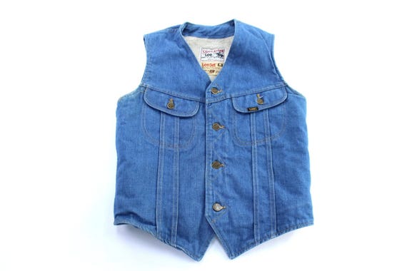70's Lee Storm Rider Denim Vest - image 1