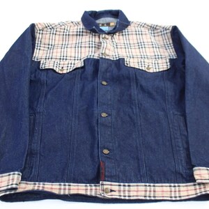 Y2K The Hip Hop Elements Dark Wash Denim Jacket