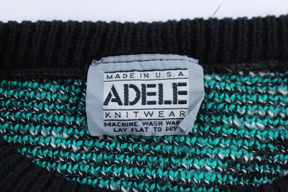 Vintage Adele Knitwear Abstract Patterned Sweater - image 3