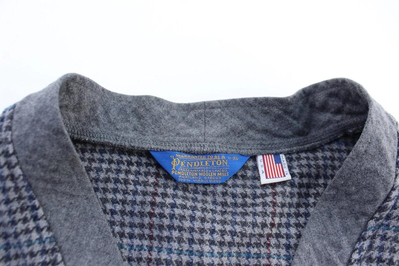 Vintage Pendleton Woolen Mills Patterned Cardigan Sweater - ThriftedThreads.com