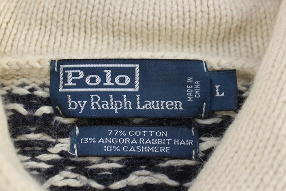 Polo by Ralph Lauren Deer Shawl Collar Sweater - image 3