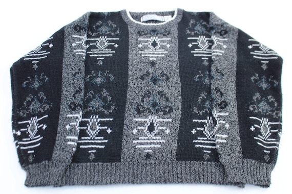 80's Michael Gerald Acrylic Patterned Sweater