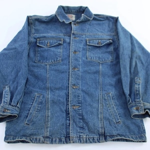 90's Bugle Boy Dark Wash Denim Jacket