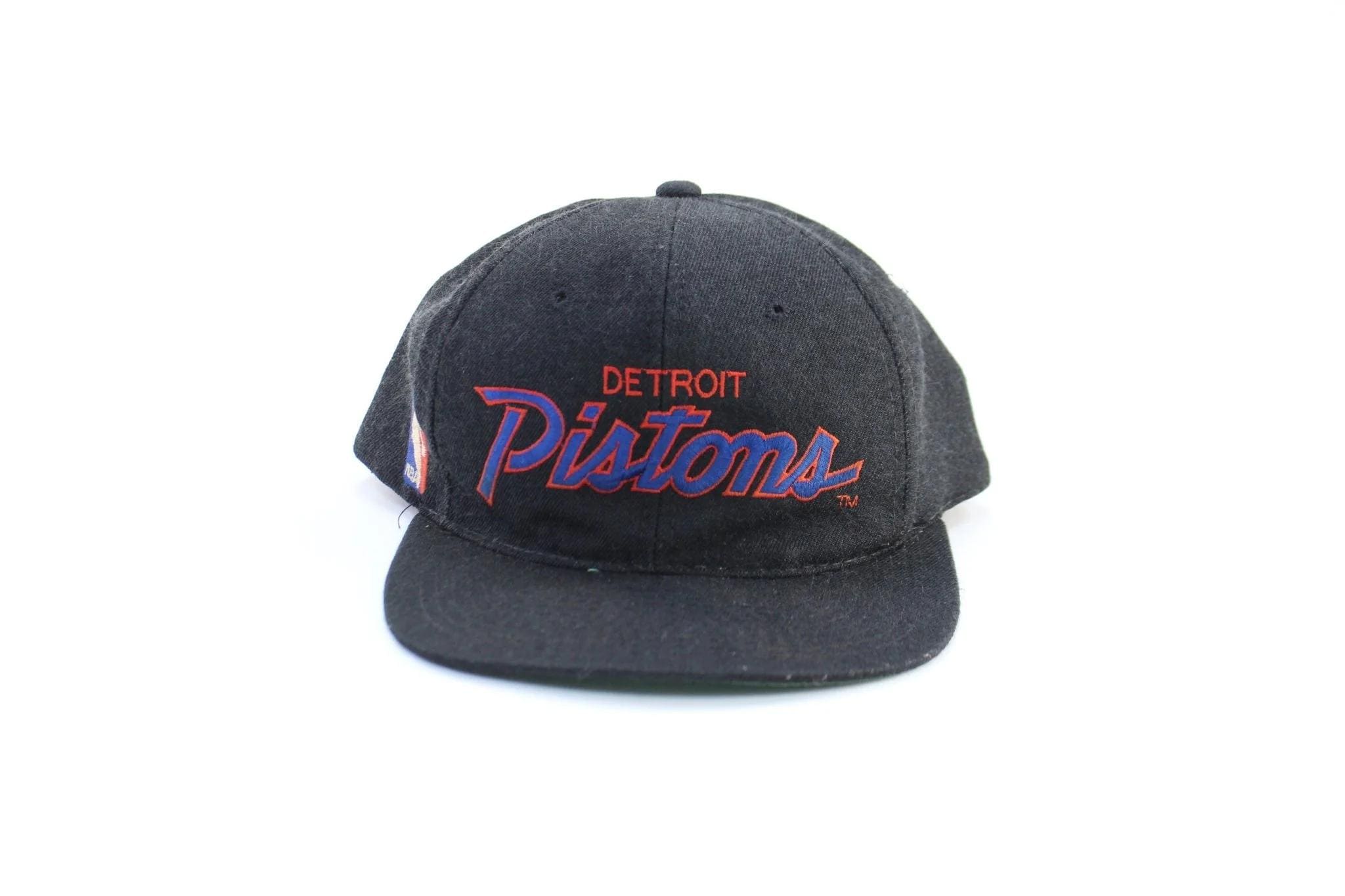 デトロイト・ピストンズ キャップ 90s 90年代 デトロイト ピストンズ 刺繍入り スポーツ スペシャルティ