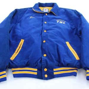 Chaqueta bomber de pana de hockey Springfield de los años 80