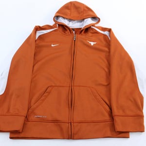 Women's Nike University of Texas Longhorns Full Zip Therma Fit Jacket - ThriftedThreads.com