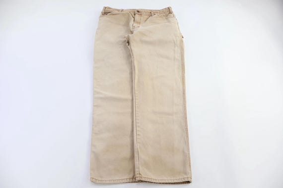 Dickies Logo Patch Tan Pants - image 2