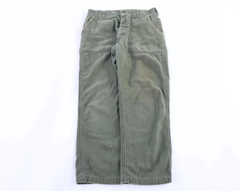 60's OG-107 Type 1 Green Military Pants