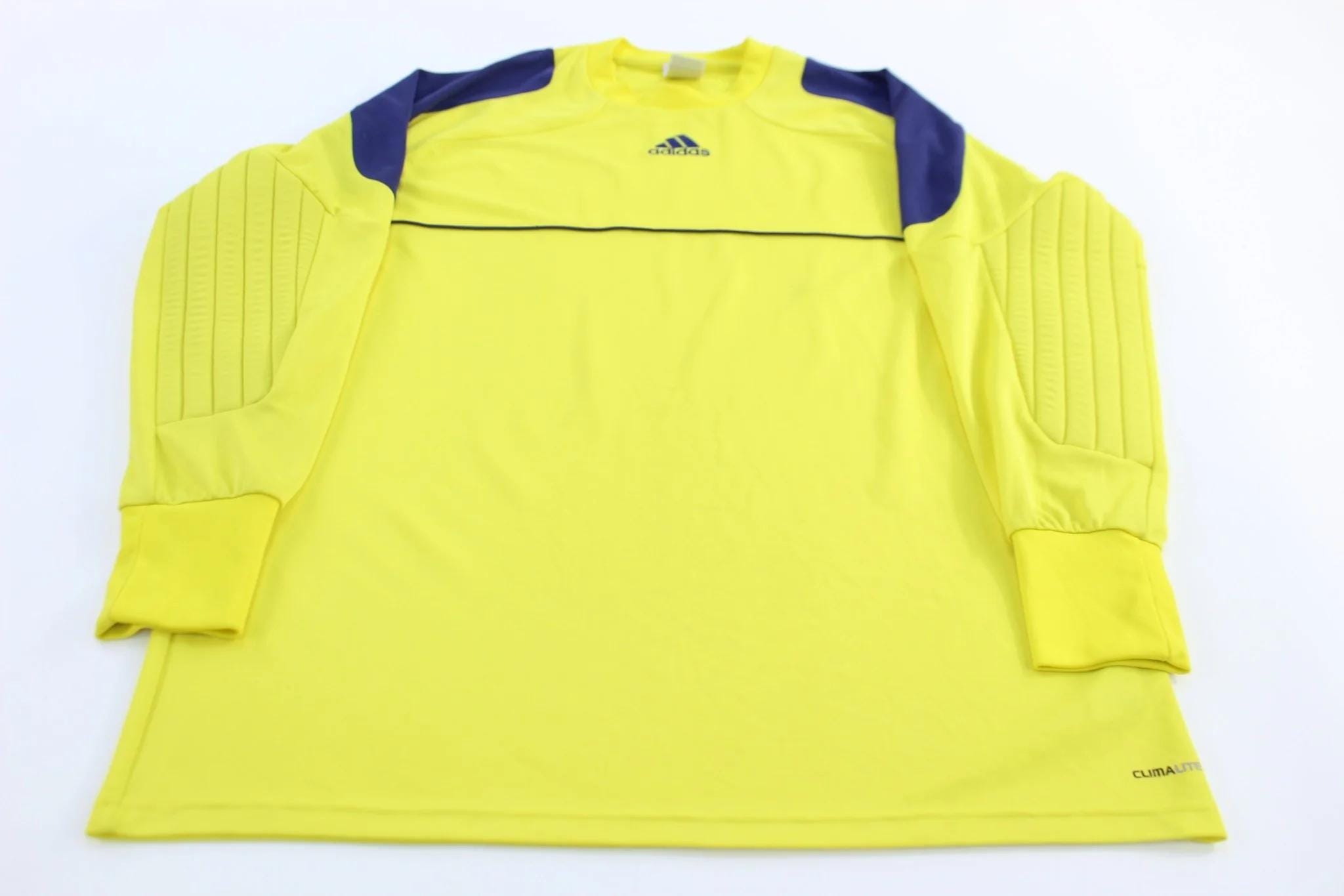 ウォームアップウェア 2000s ADIDAS football goalkeeper shirt 2000 Adidas goalkeeper template shirt | retroiscooler