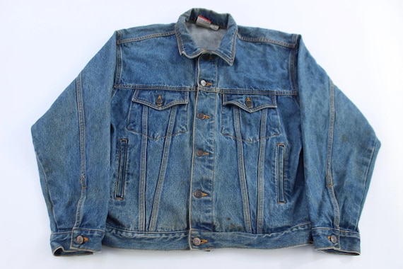 90's Mickey Inc Dark Wash Denim Jacket