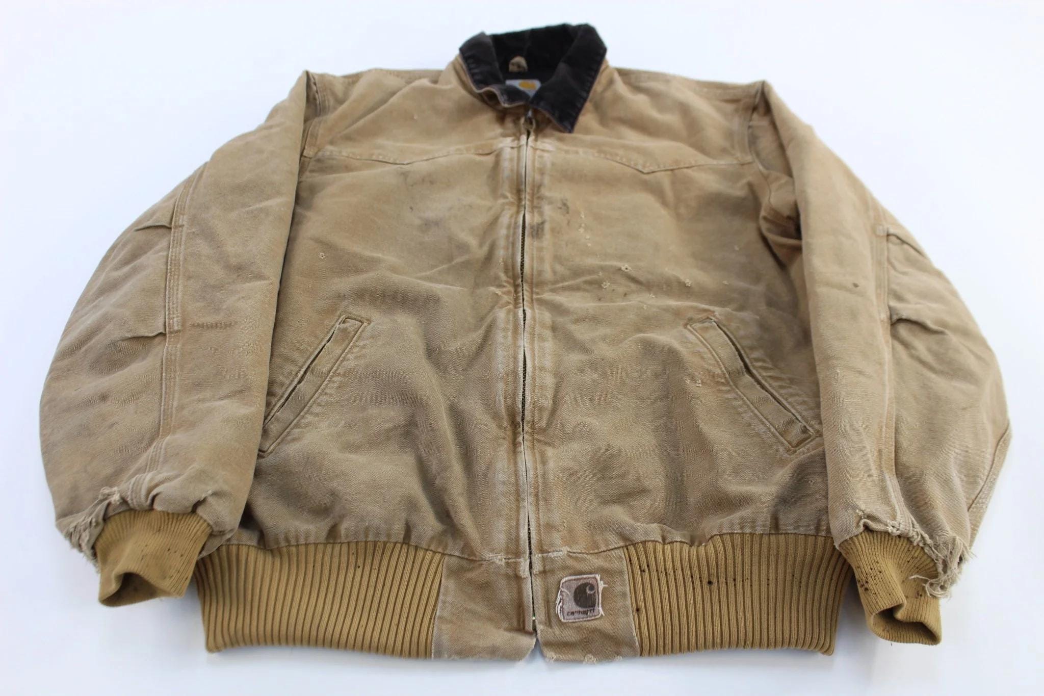 カーハート ロゴパッチ タン サンタフェ ジャケット - Etsy 日本