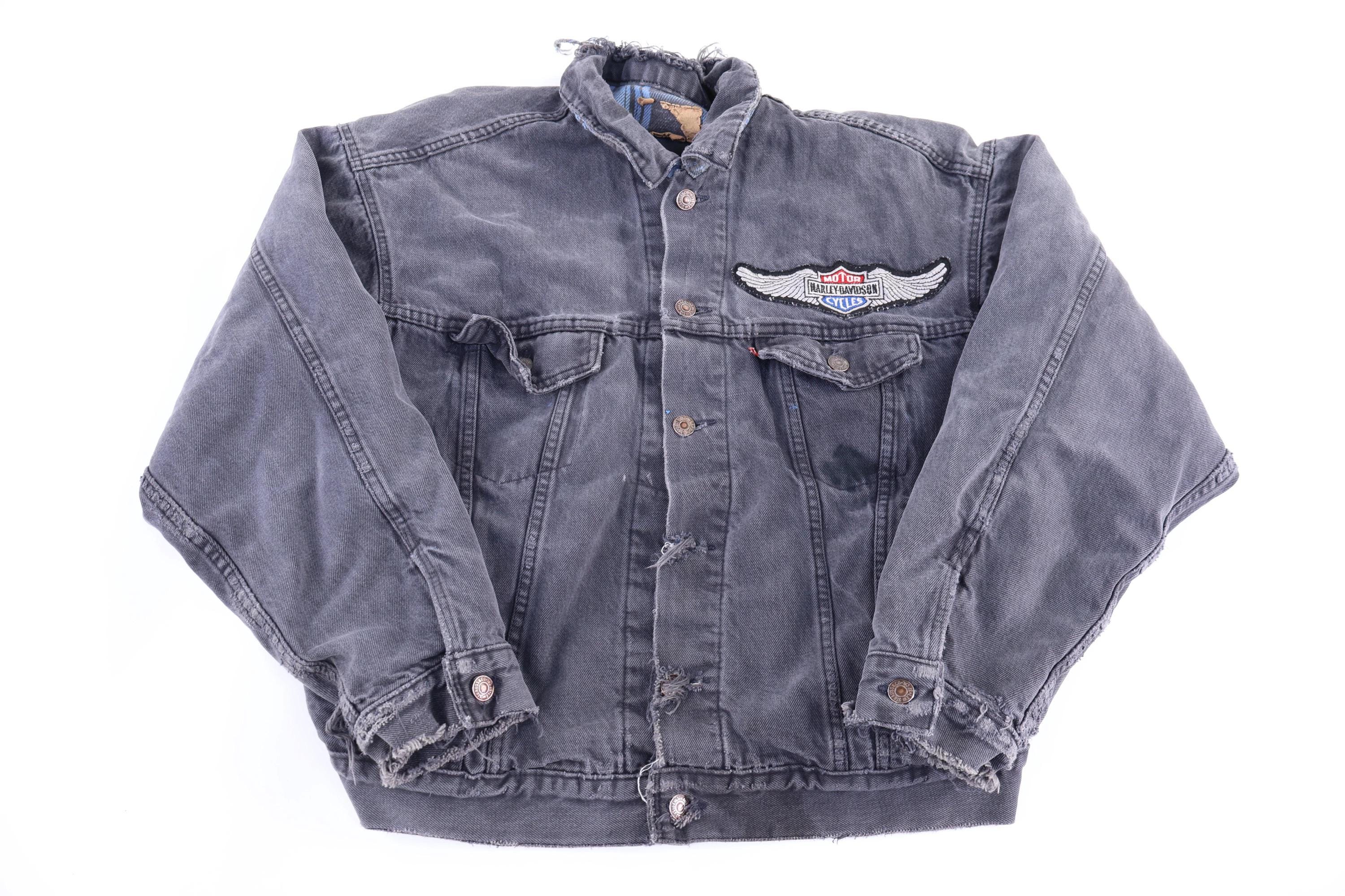 Black Levis Denim Jacket - Etsy
