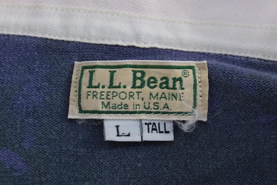 90's L.L. Bean Multicolor LS Button Up - image 5
