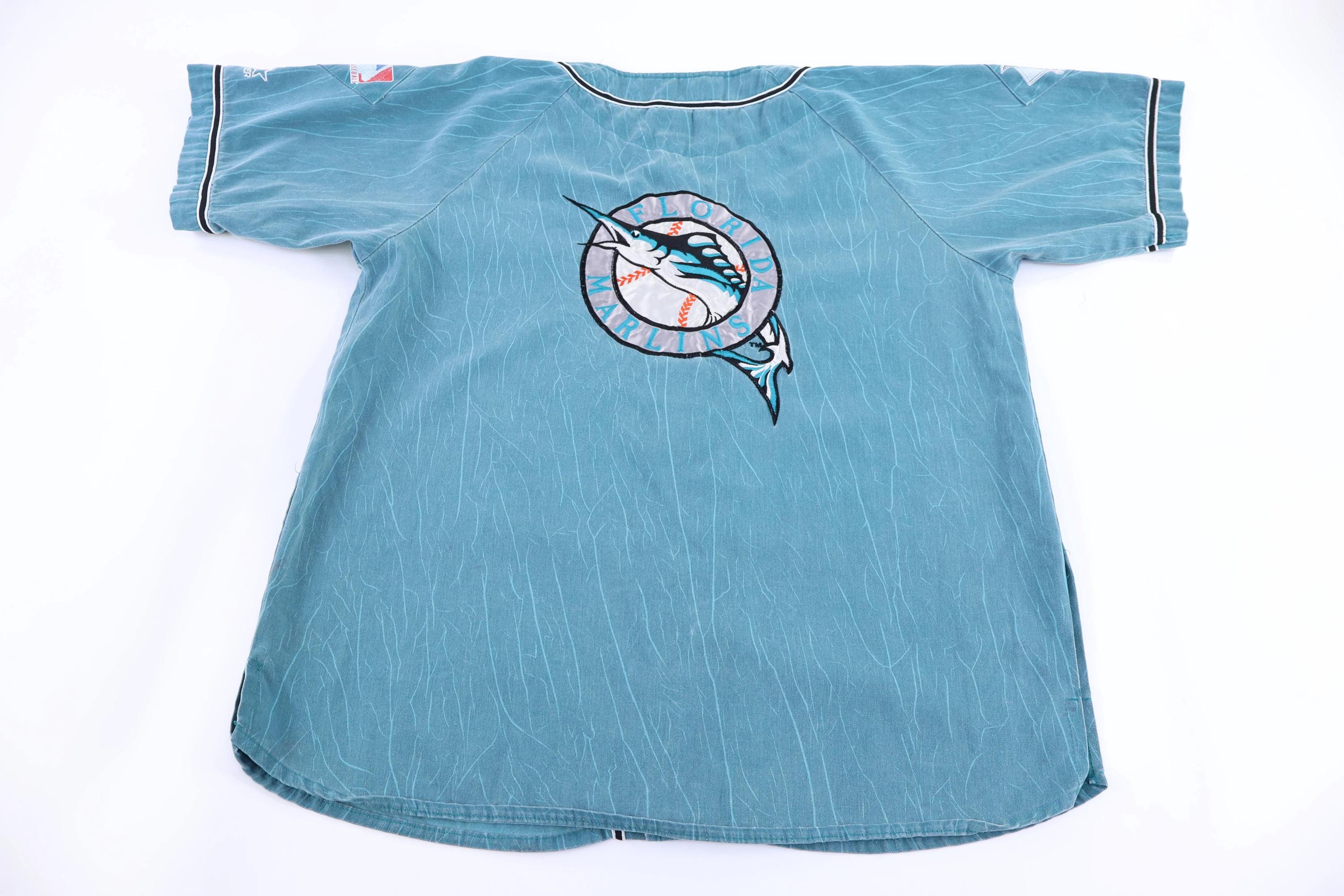 90's Starter Florida Marlins Baseball Jersey - Etsy