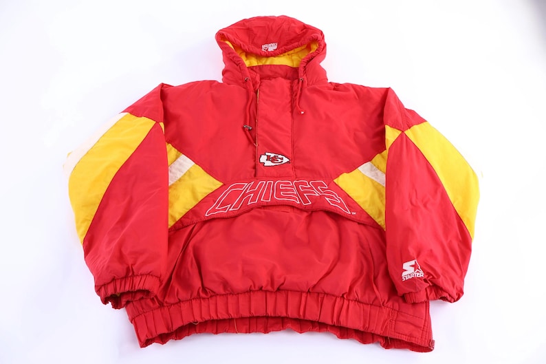 Chaqueta acolchada vintage de Pro Line de los Kansas City Chiefs de fútbol americano imagen 1