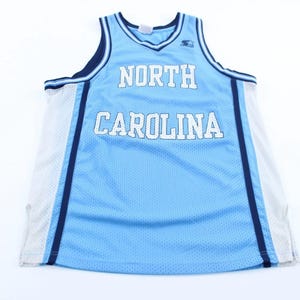 Vintage University of North Carolina Starter Basketball Jersey - ThriftedThreads.com