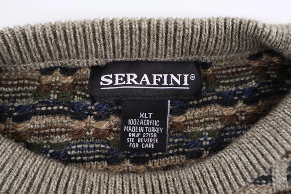 90's Serafini Multipattern Knit Sweater View 3