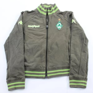 Chaqueta con cremallera del Werder Bremen con el logotipo bordado de Kappa para mujer