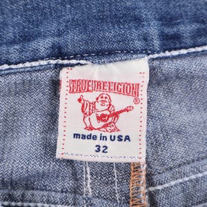 Vaqueros de mezclilla con lavado oscuro True Religion para mujer imagen 4