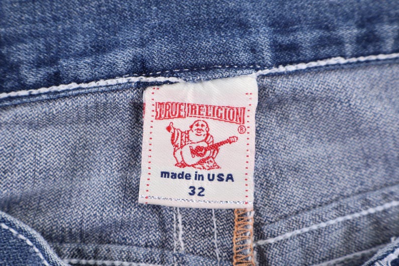 Vaqueros de mezclilla con lavado oscuro True Religion para mujer imagen 4