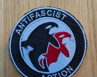 Patch: Antifascist Action Orca