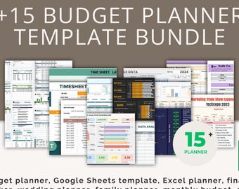 Pakiet szablonów do planowania budżetu: Excel i Arkusze Google (do pobrania w wersji cyfrowej)