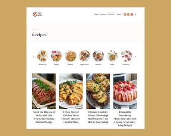 Recipe Blogger WordPress Theme – Kadence Child Theme (Digital Download)