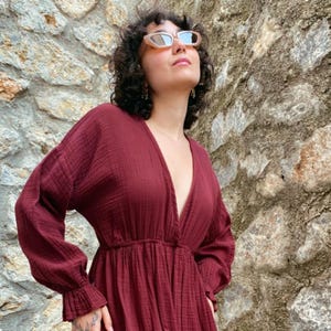 boho dresses simple solid colors Summer Dresses for Women Casual Sleeveless Boho Long Solid Color Loose Halter Neck Ruffle Maxi Beach Dress