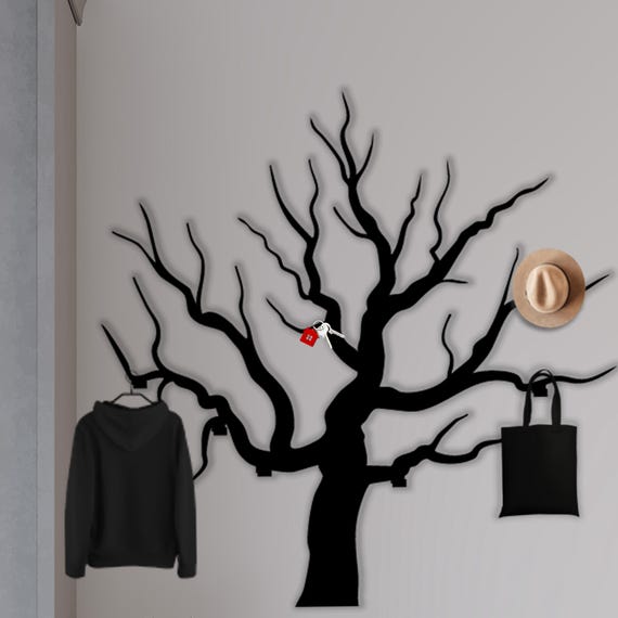 Ganchos Perchero Arbol Antiguo Gancho De Pared Con Forma De árbol