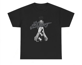 Lil Uzi Vert Rosa Tape Graphic T-shirt Unisex Tung Bomullströja Hiphop Streetwear Toppmusik Album Fangåva Trendig Rap Grafisk T-shirt