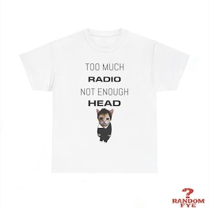Radiohead Thom Yorke Cat Funny Unisex Heavy Cotton Tee