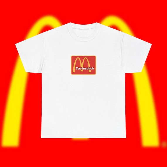 McDonalds TShirt Cool Concert Shirt Fast Food Lovers Travis Scott Merch Funny Gift Idea Hip Hop Fan Merch Retro Graphic Top Unisex Music Tee