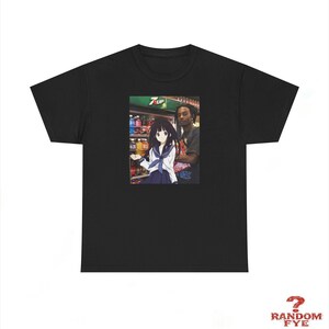 Playboi Carti Anime Girl 7/11 Gas Station Meme Unisex aus schwerer Baumwolle