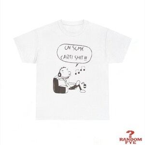 Camiseta unisex de algodón pesado Playboi Carti "El diario de Greg"