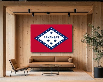 Custom State Flag Metal Sign: Aluminum Patriotic Wall Art - Indoor/Outdoor