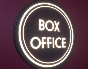 Custom Home Theater Signs | Movie Room Decor | Box Office, Now Showing, Tickets, Concessions