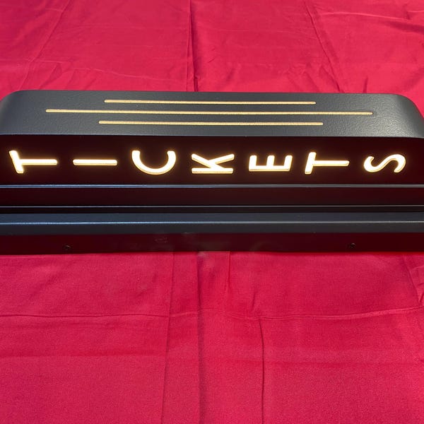 Custom Art Deco Lighted TICKETS Home Theater Sign LED Sign Movie Cinema Decor