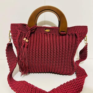 Handmade crochet bag