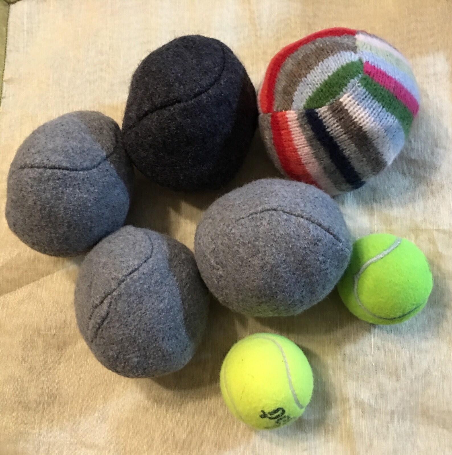 B72 Super Large Felt Wool Laundry Dryer Ball Sets of 5 Etsy