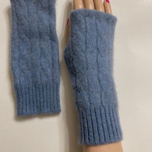 Arm Warmers in Light Blue - Etsy