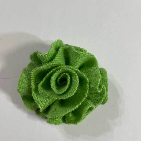 Spring green cashmere brooch Felted flower pin brooch Accessory Upcycled Wool Sweater McLeodHandCraftgifts Etsy organic material green