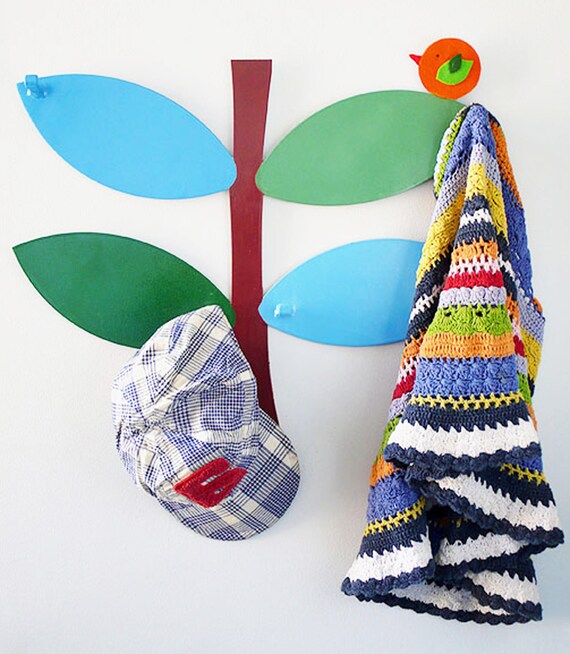 childrens coat rack wall