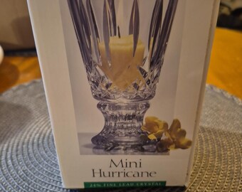 Toscani mini hurricane candle holder muirfield series. Brand new in original box