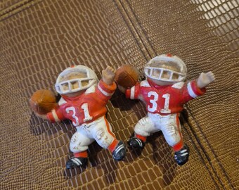Zwei Vintage Cabbage Patch, Kinder, Gummi-Fußballspieler, fünf Zoll groß