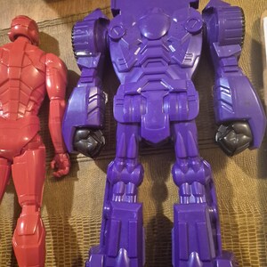 Hasbro transformers rescue bots blurr and .marvel iron man action figure image 5