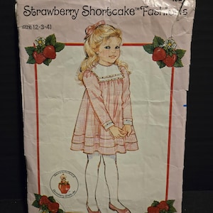 Vintage Strawberry Shortcake Dress - Etsy Vintage Strawberry Shortcake Dress - Etsy